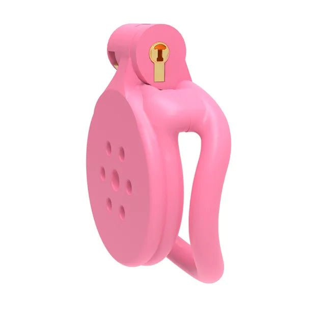 Serrure de chasteté plate rose