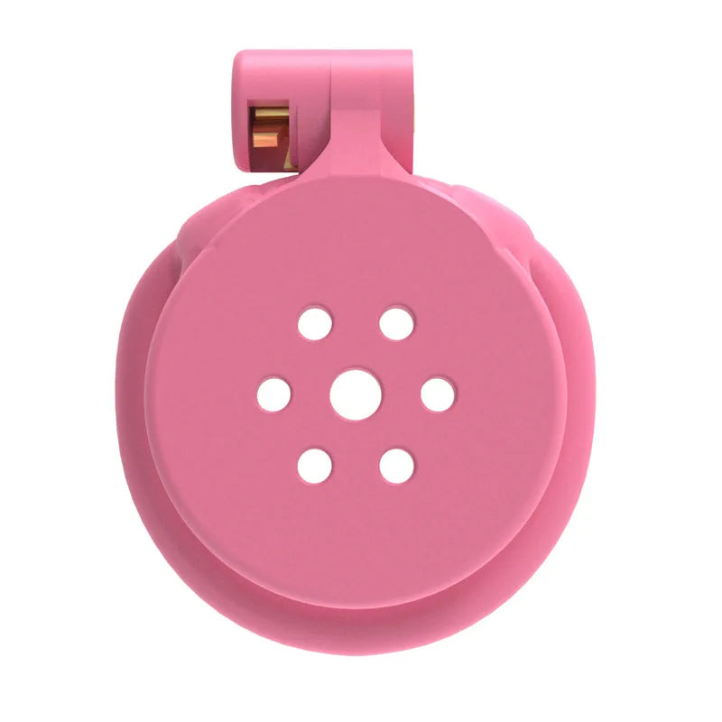 Serrure de chasteté plate rose