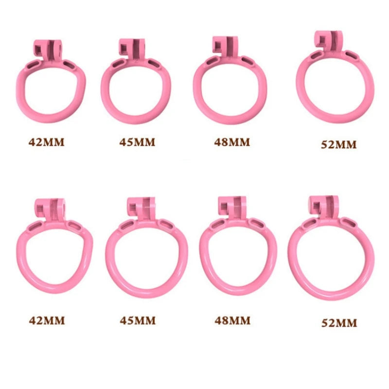 Serrure de chasteté plate rose