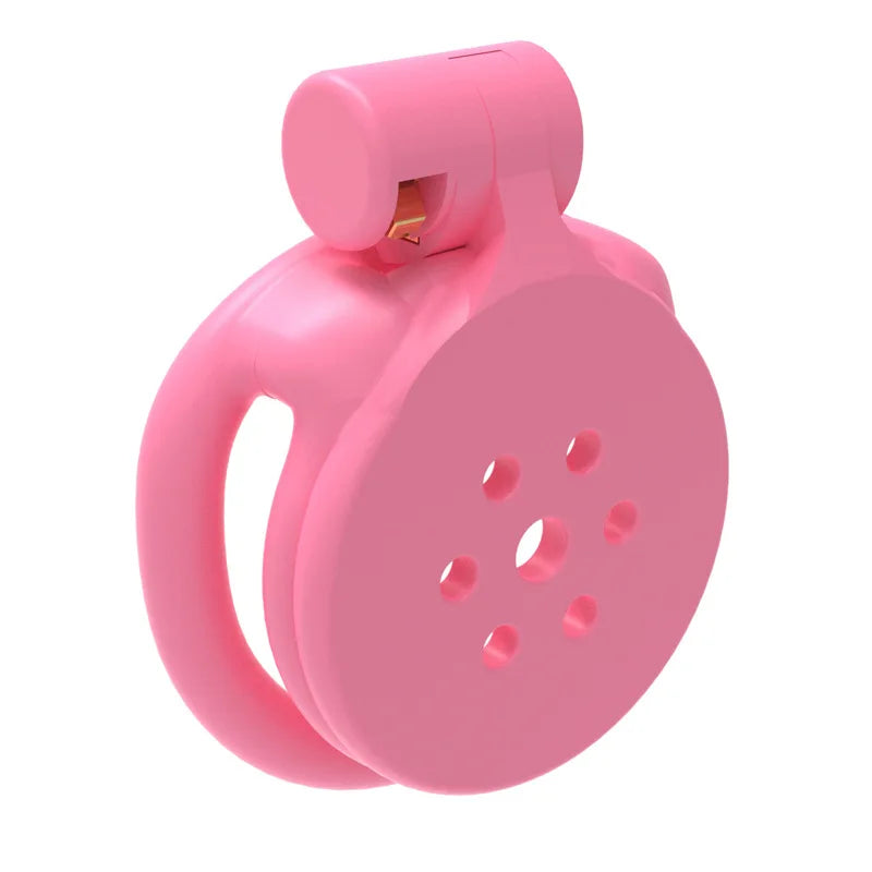 Serrure de chasteté plate rose