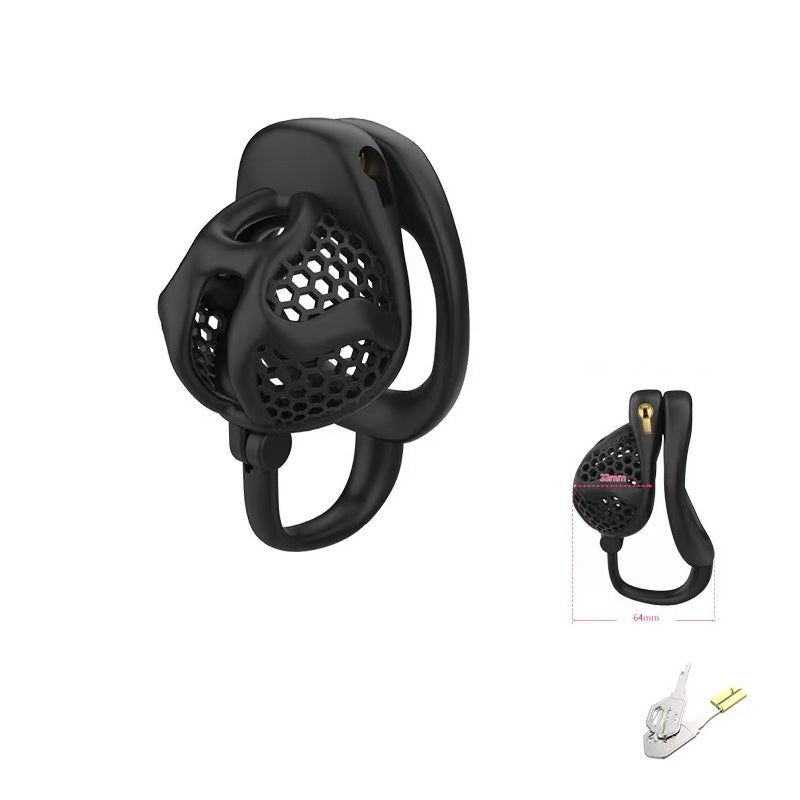 3D Armour Or Beehive Chastity Cage 5