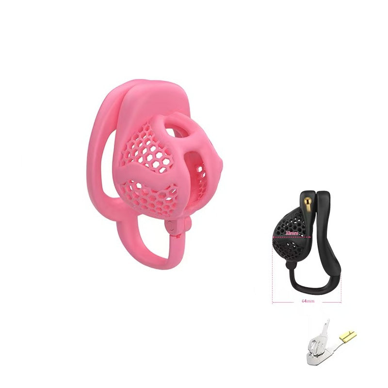3D Armour Or Beehive Chastity Cage 4