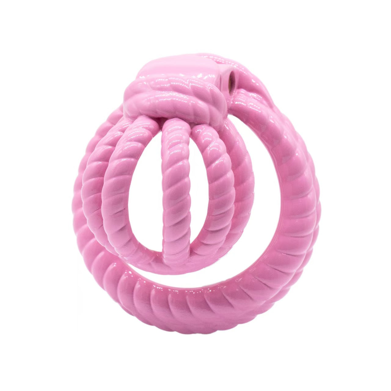3D Rope Art BDSM Cock Cage 3