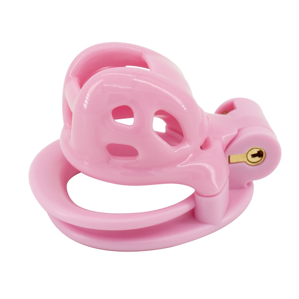 The Pink Mamba Chastity Cage