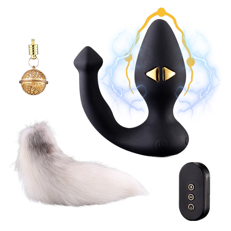 Tail Butt Plug & Bell Butt Plug (Vibration And Electric Shock)