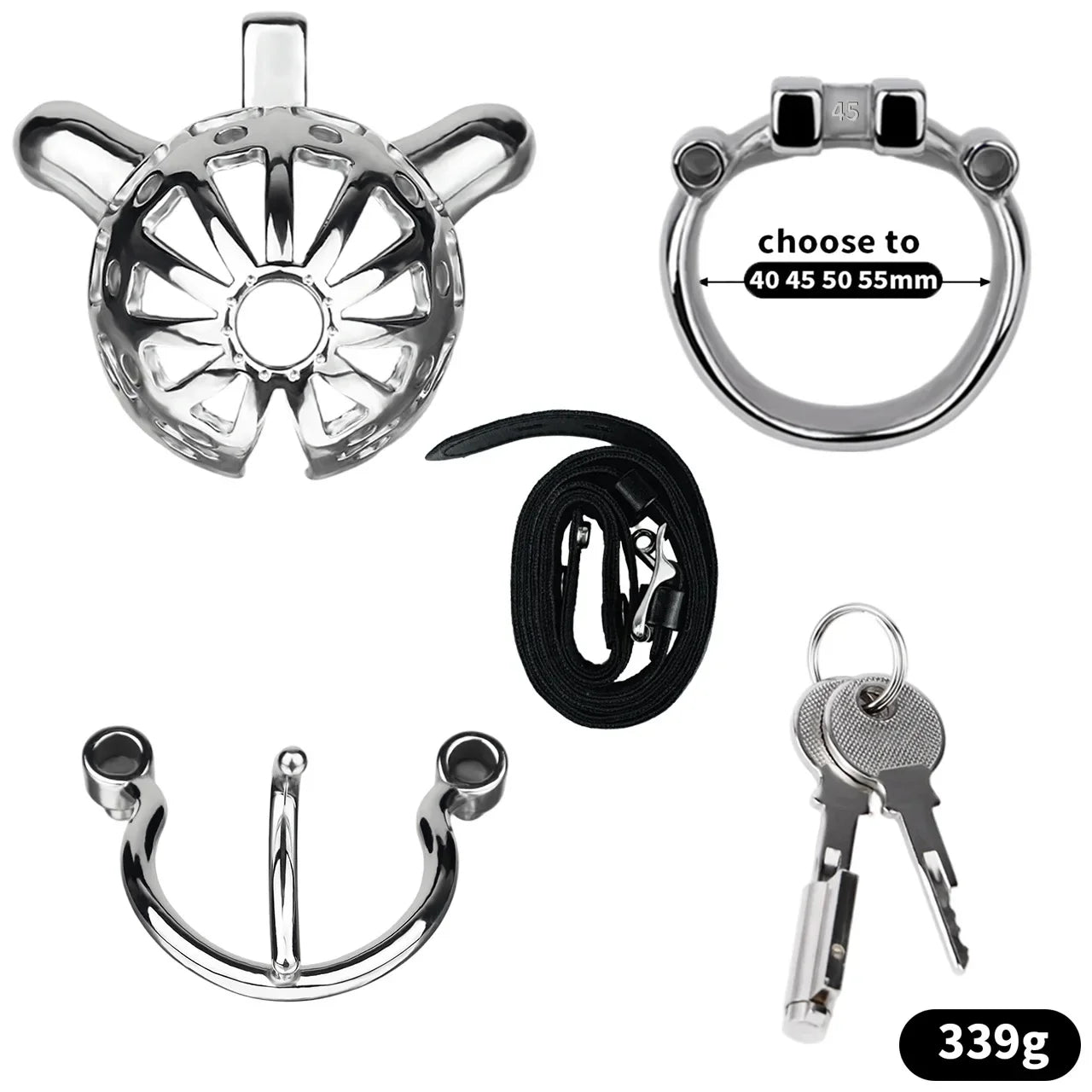 Removable PA Chastity Cage-9