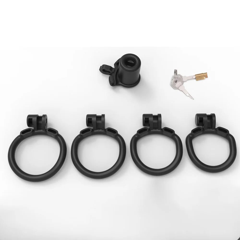 Cage de chasteté inversée BDSM Sissy Slave pour homme