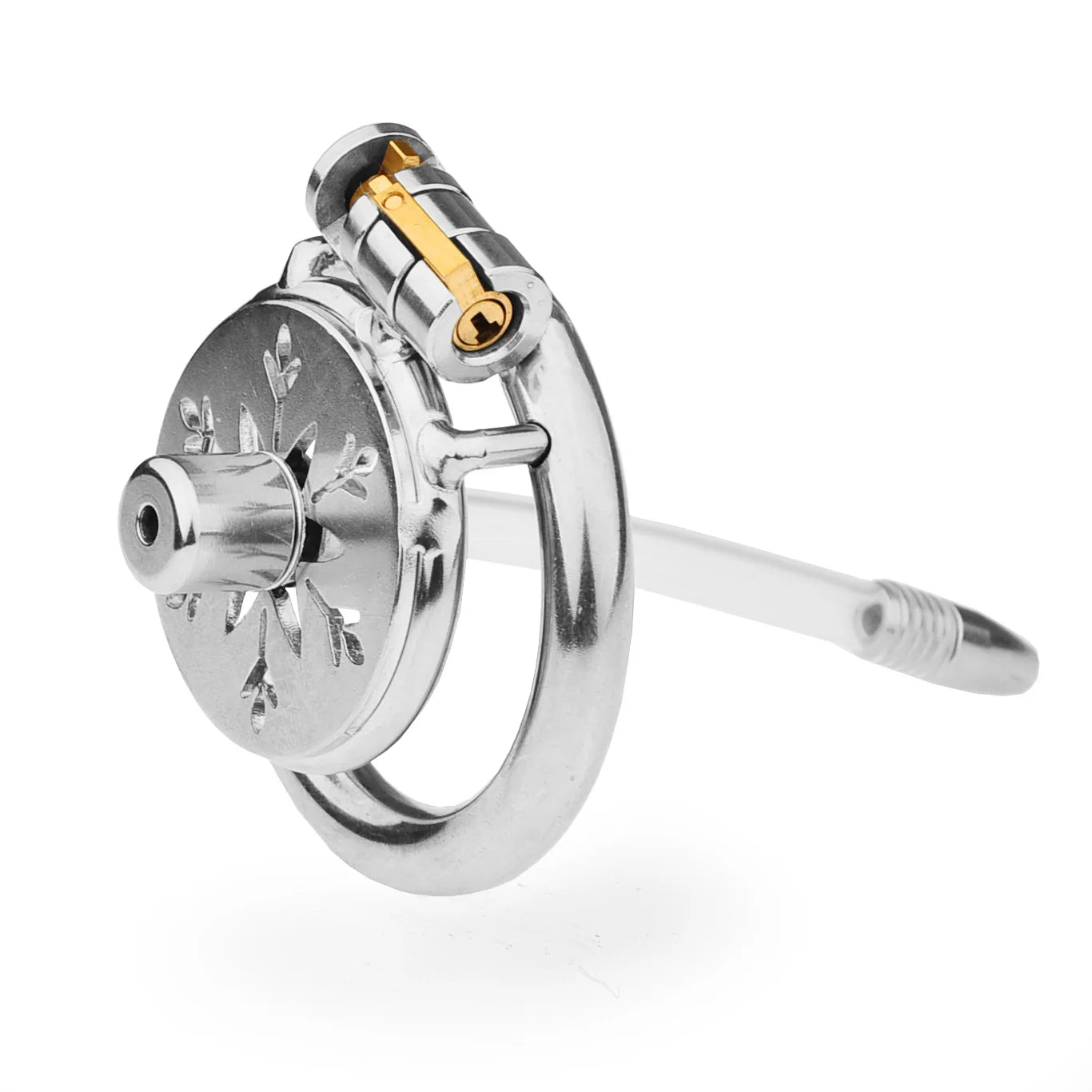 Cage de chasteté en métal plat