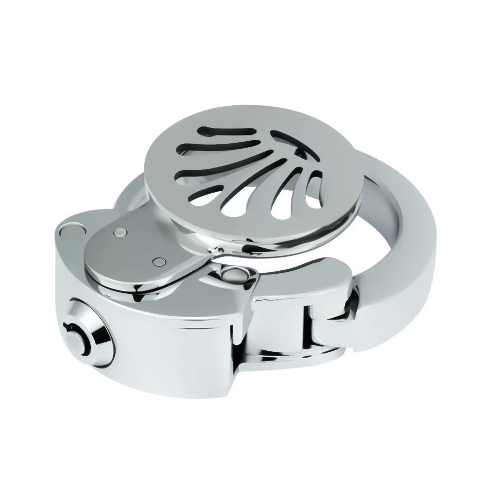 Stainless Steel Adjustable Flat Chastity Cage