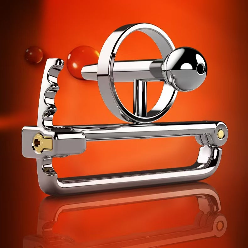 Adjustable Cock Cage With Horse-eye Bars 2