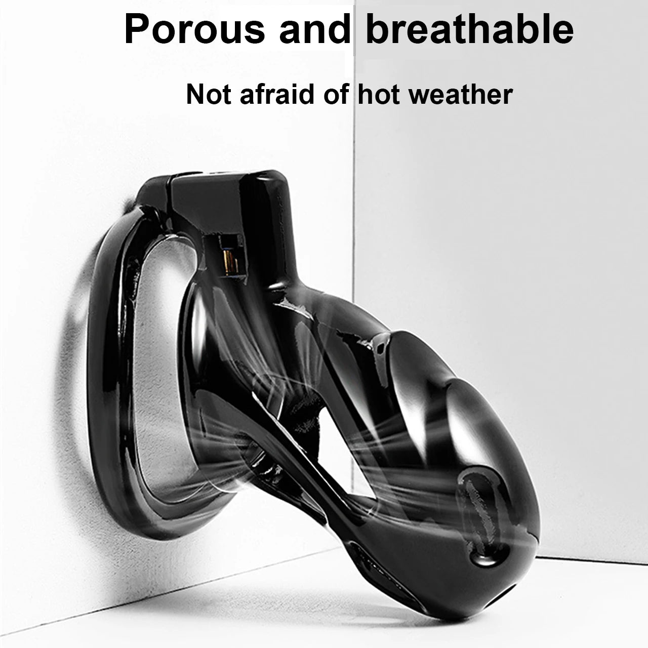 Black Metal Chastity Lock -9
