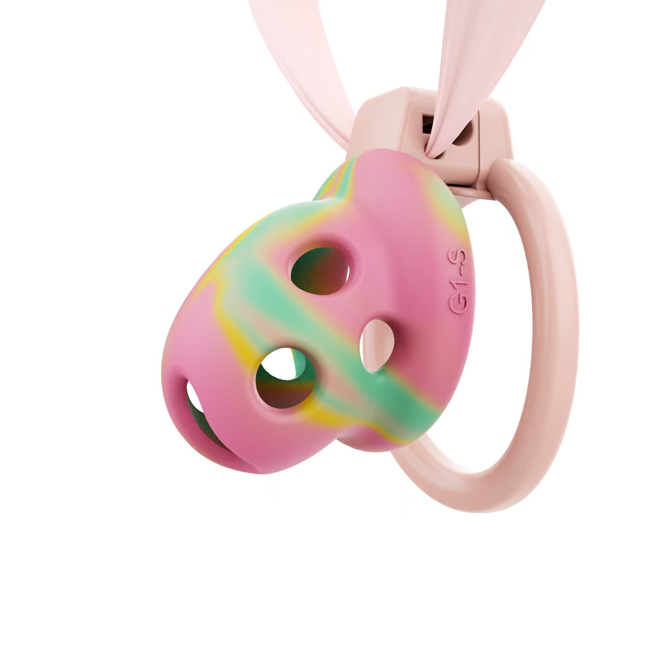 Breathable Soft Rubber Chastity Cage 8