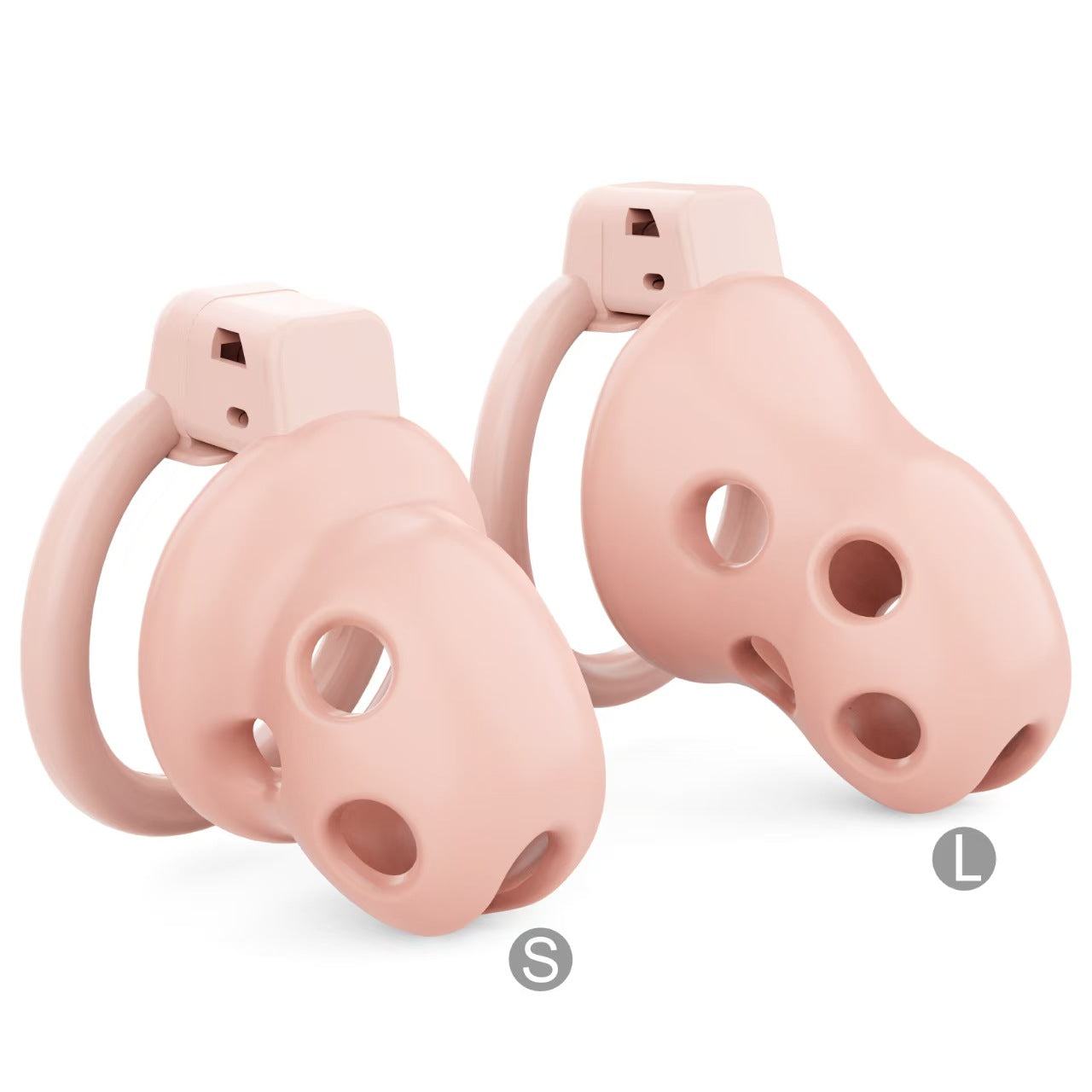 Breathable Soft Rubber Chastity Cage 12