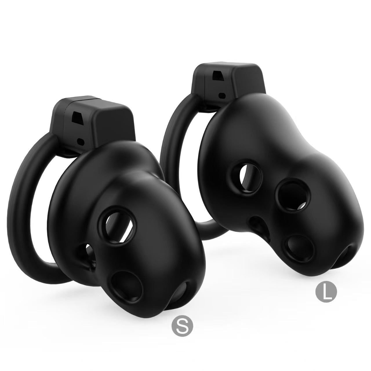 Breathable Soft Rubber Chastity Cage 13
