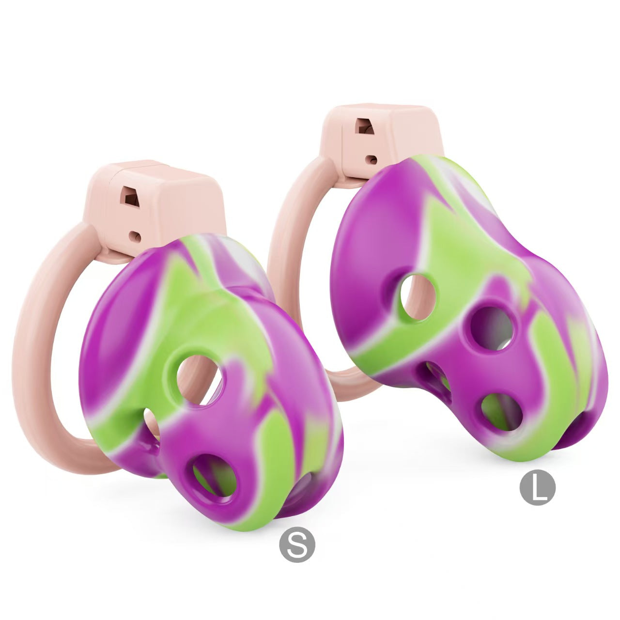 Breathable Soft Rubber Chastity Cage 16