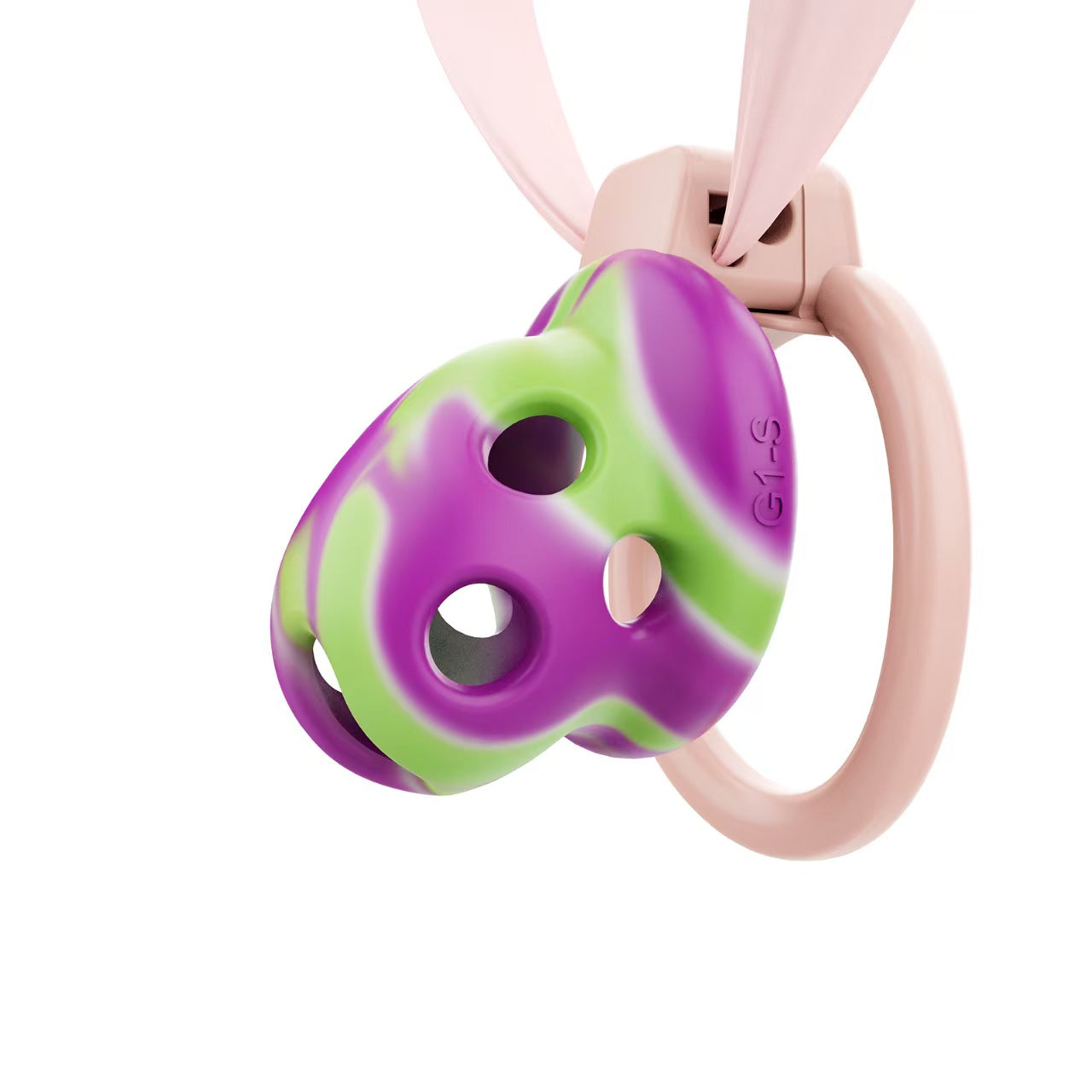 Breathable Soft Rubber Chastity Cage 10