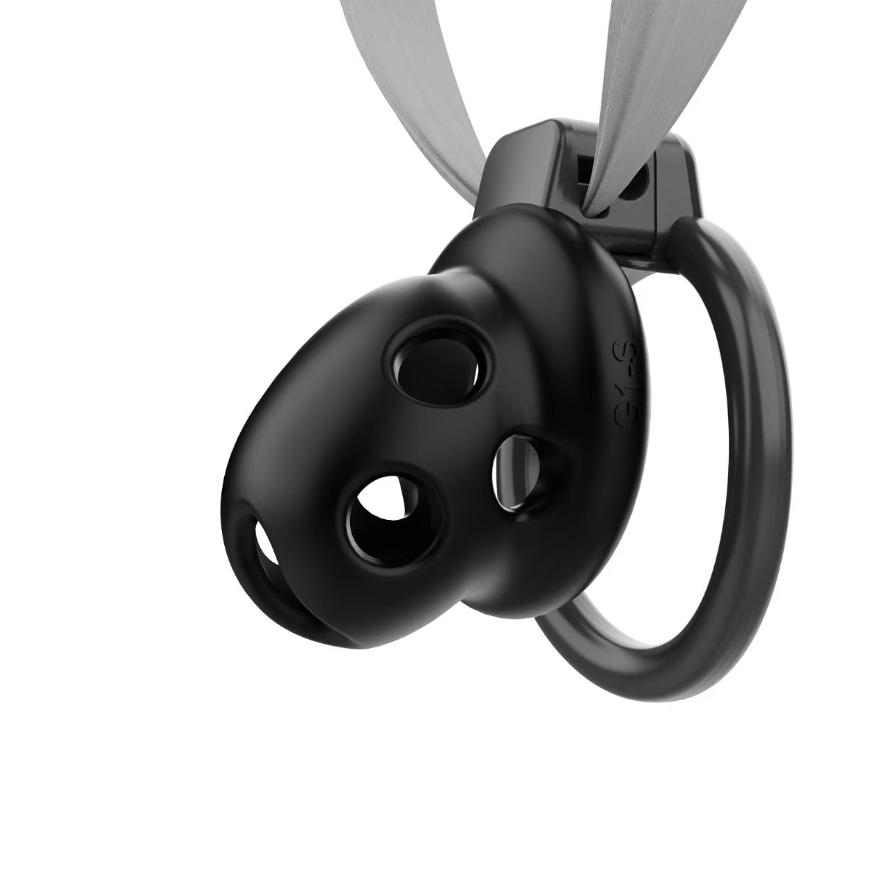 Breathable Soft Rubber Chastity Cage 4