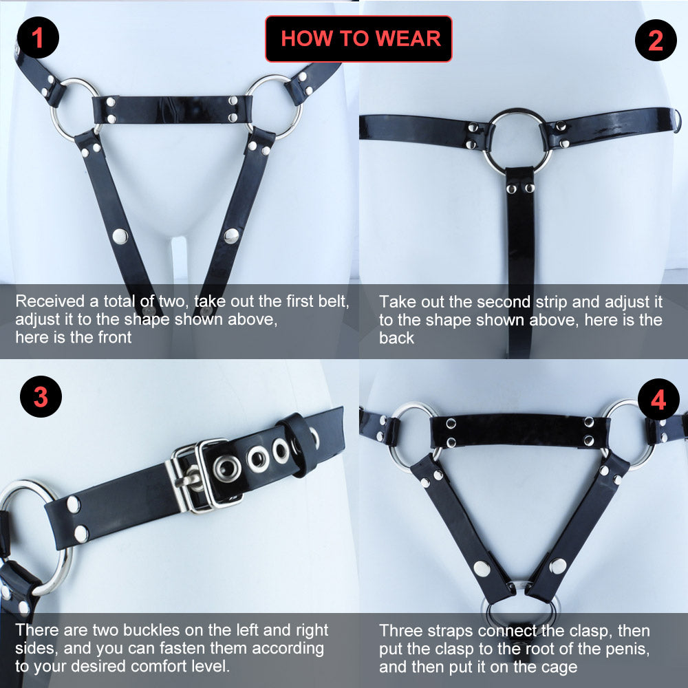 Chastity Cage Belt