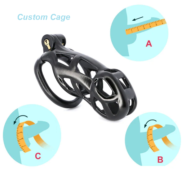 Resin Custom Chastity Cage Cobra