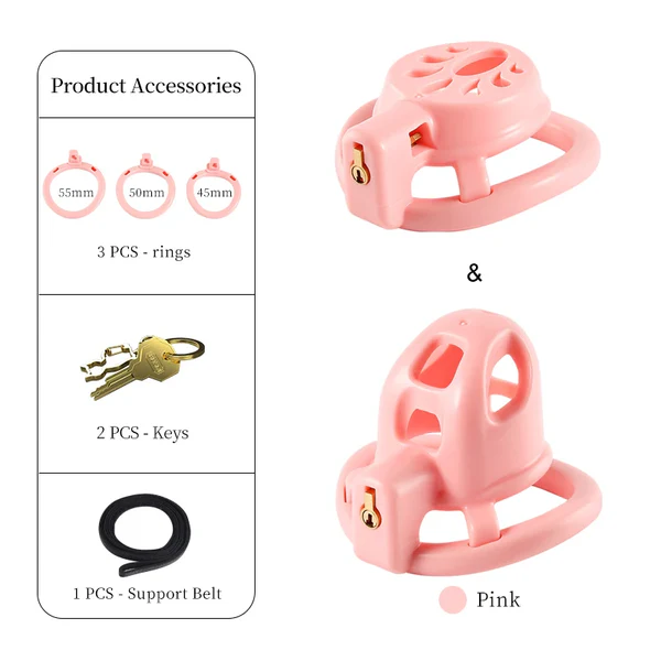Double Small Chastity Cage Set