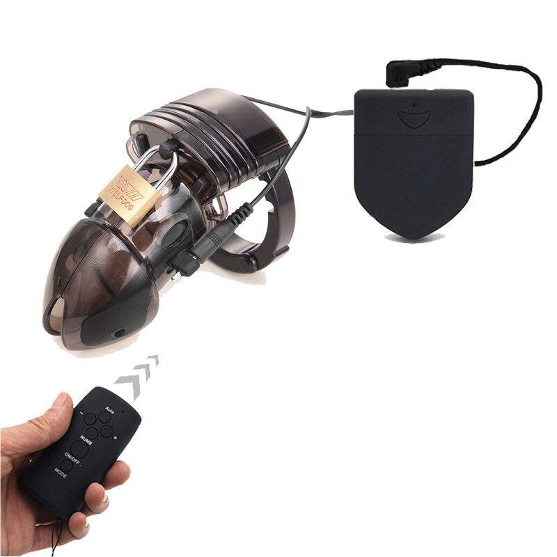 Cage de chasteté électrique avec boîtier d'électrostimulation