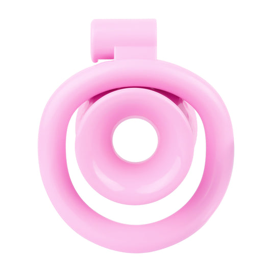Exposed Inverted Chastity Cage - pink