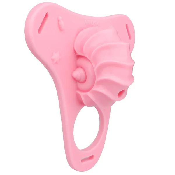 Fantasy Pink Conch Chastity Cage with Belt 12