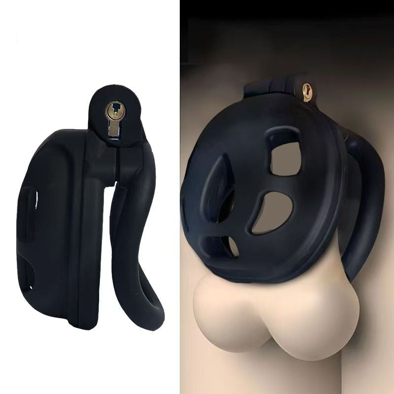 Flat Cobra Male Chastity Cage