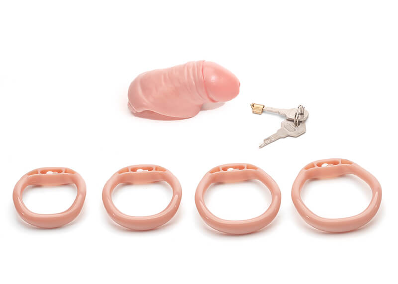 Flesh-Toned Camouflage Chastity Device