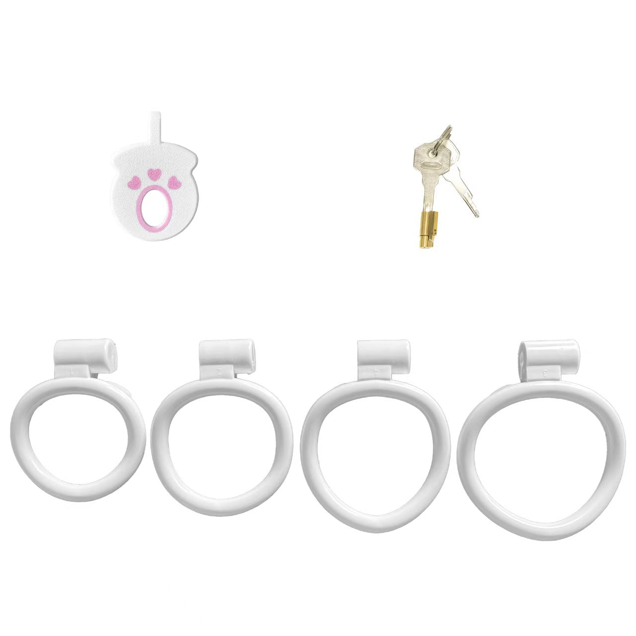 Frosted Flat Chastity Cage 7