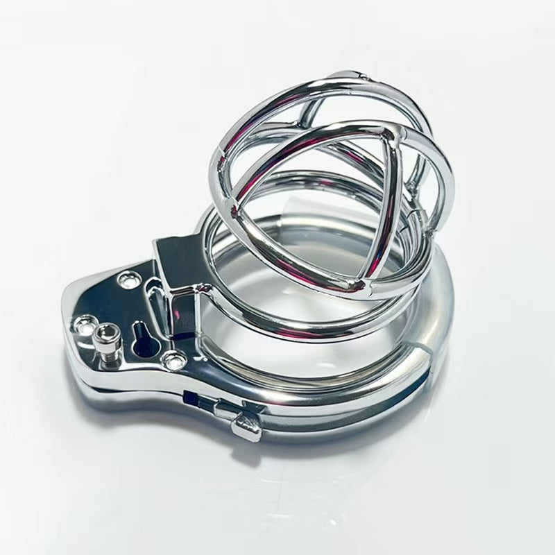 Handcuffs Style Metal Chastity Device 2