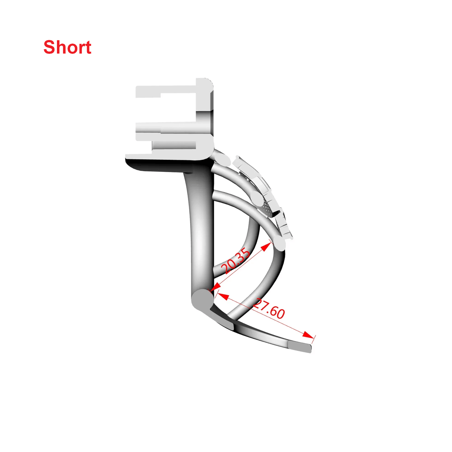 High Heel Cage with Electric Anal Plug