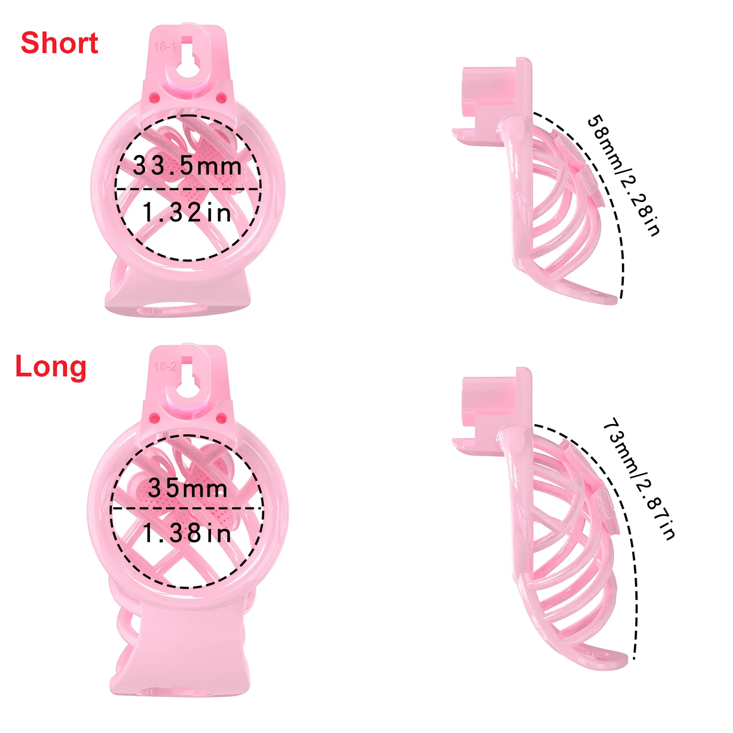 High Heel Cage with Electric Anal Plug