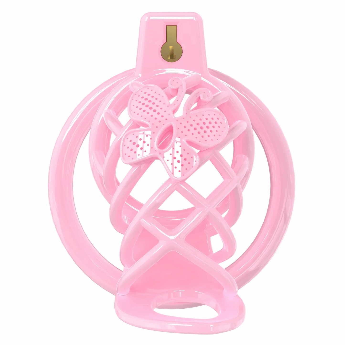 High Heel Cage with Electric Anal Plug