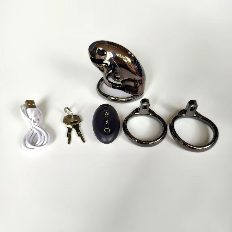 Hundred Beasts Electric Remote Control Chastity Cage 7