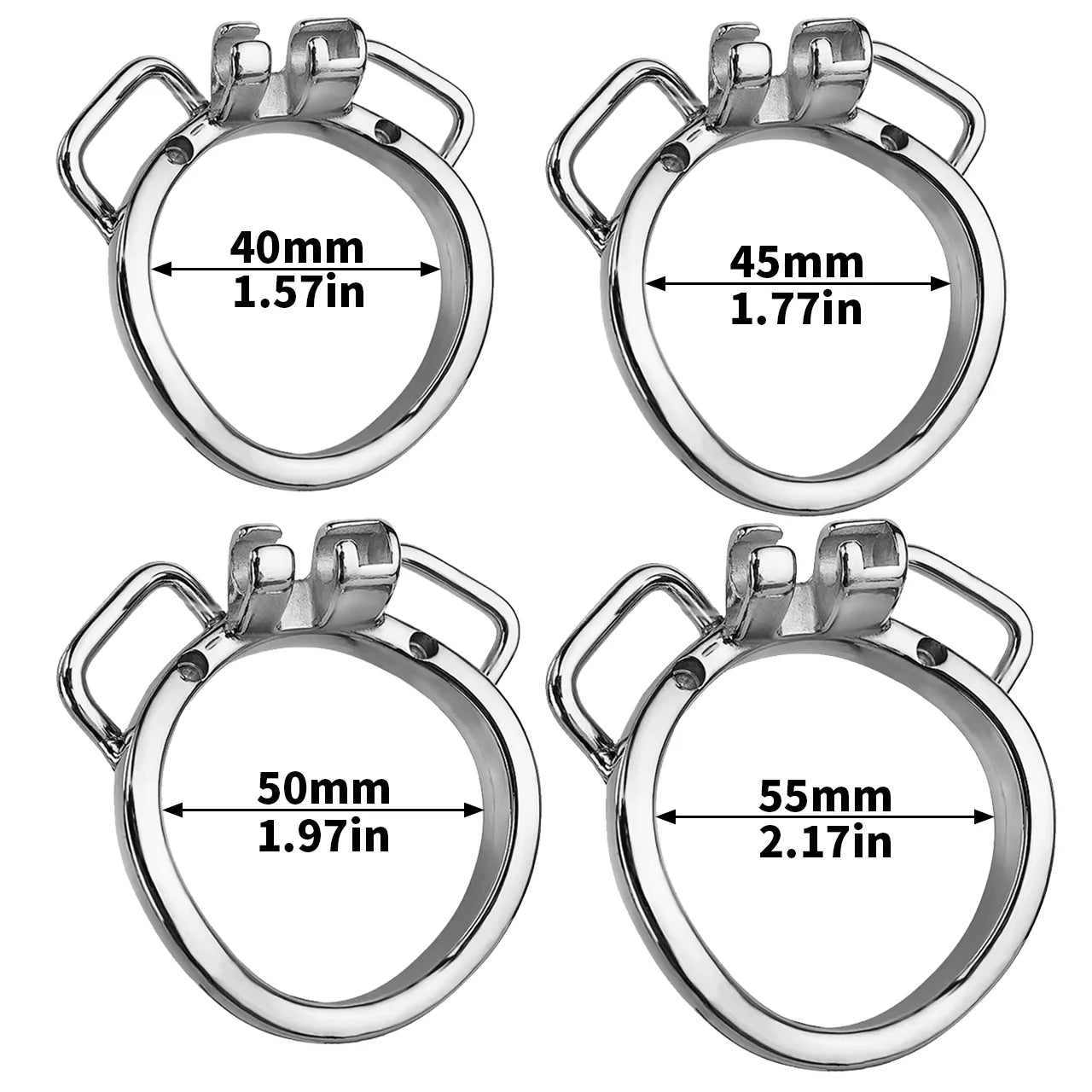 Runder Ring Gebogener Ring mit Ohren