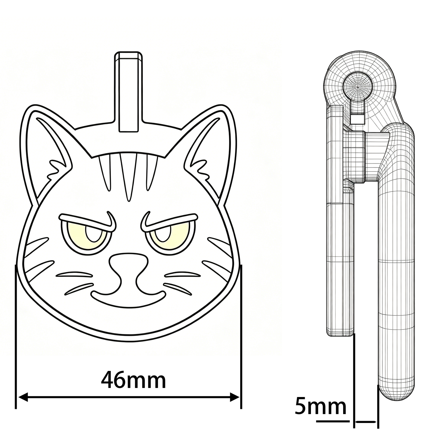 Kitten Flat Chastity Cage