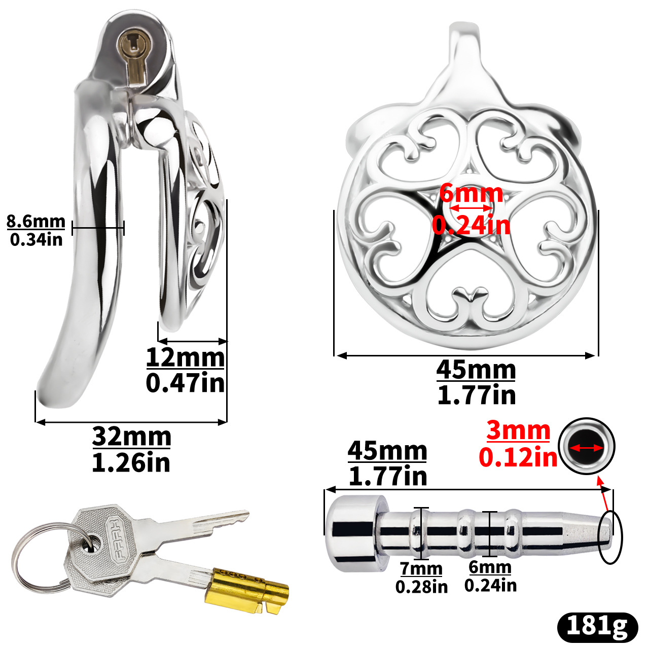 Locked In Love Chastity Cage