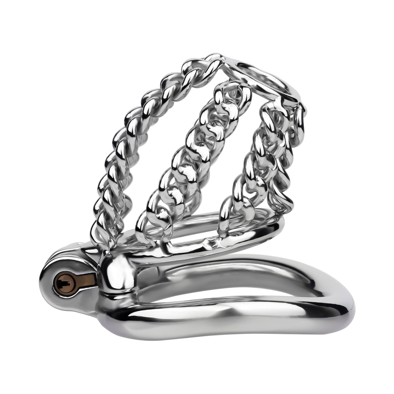 Locktober Chainmail Steel Chastity Lock - 2