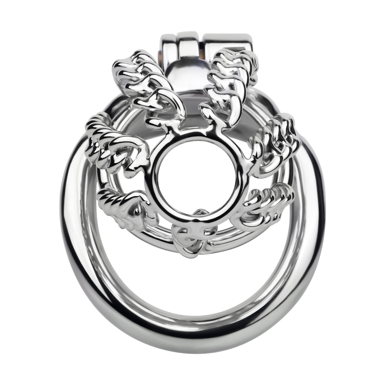 Locktober Chainmail Steel Chastity Lock - 12