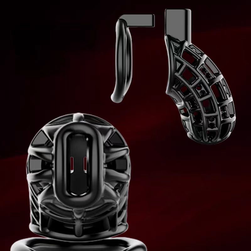 Mesh Hollow ABS Chastity Cage 4