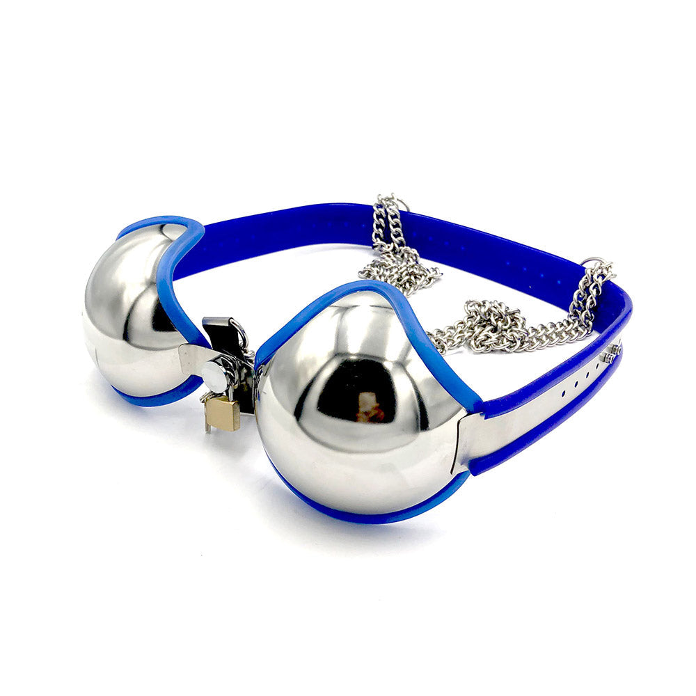 Metal Chastity Bra