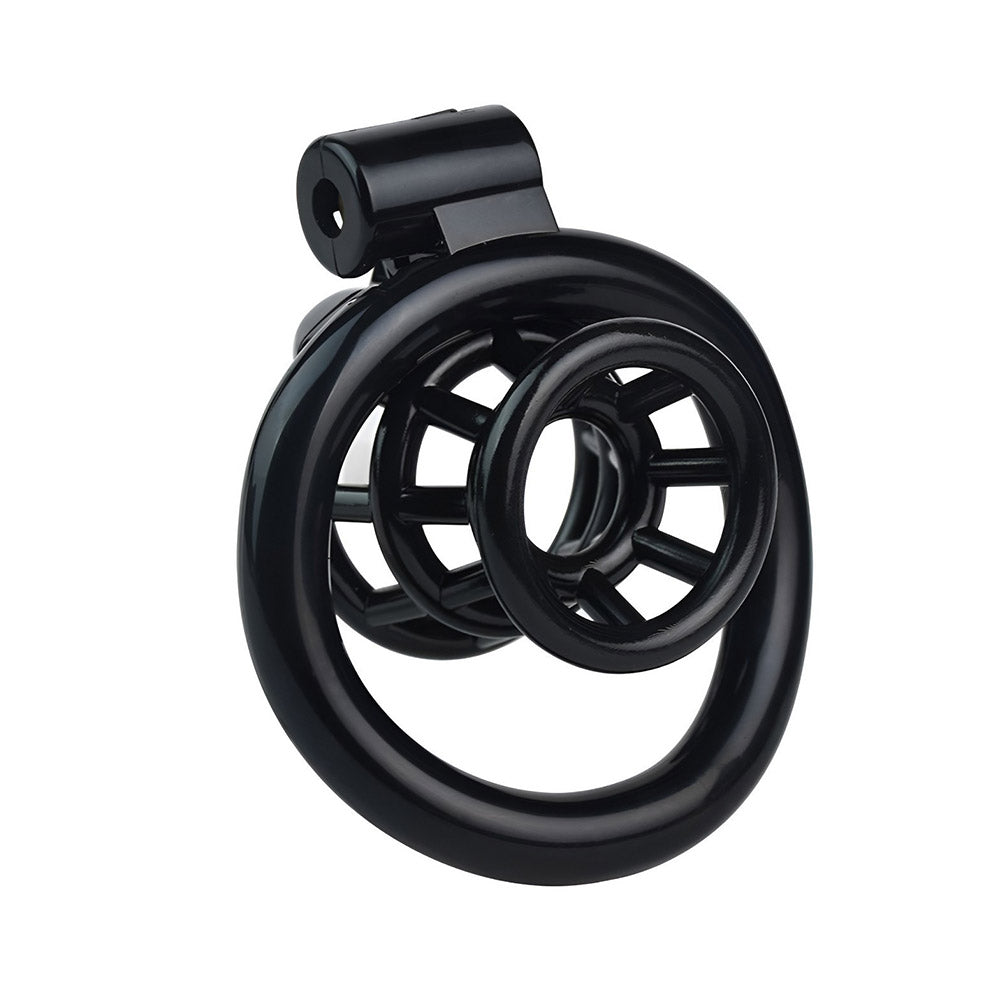 Negative Fish Basket Chastity Cage - black