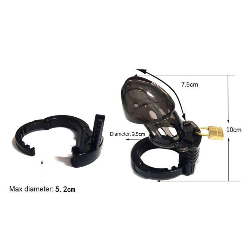 Cage de chasteté électrique avec boîtier d'électrostimulation