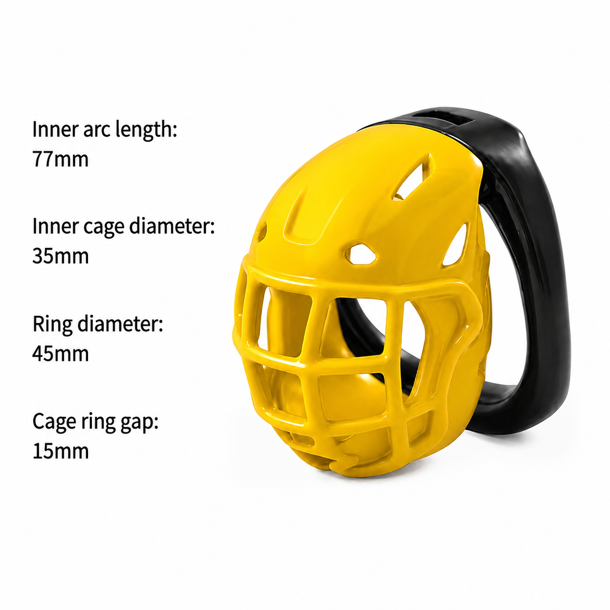 Rugby Helmet Chasstity Cage