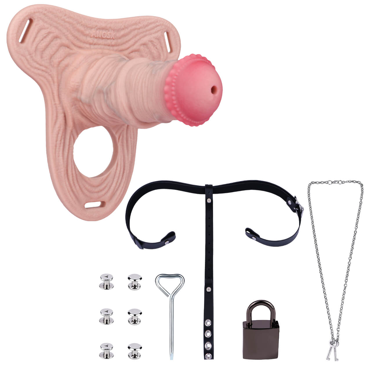 Silicone Party Wearable Chastity Device 10