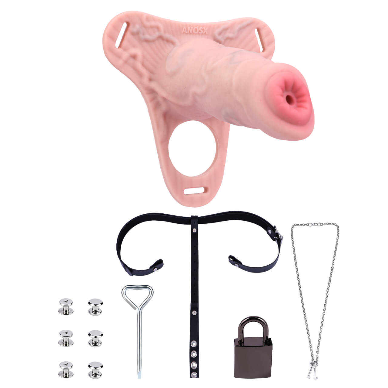 Silicone Party Wearable Chastity Device 11
