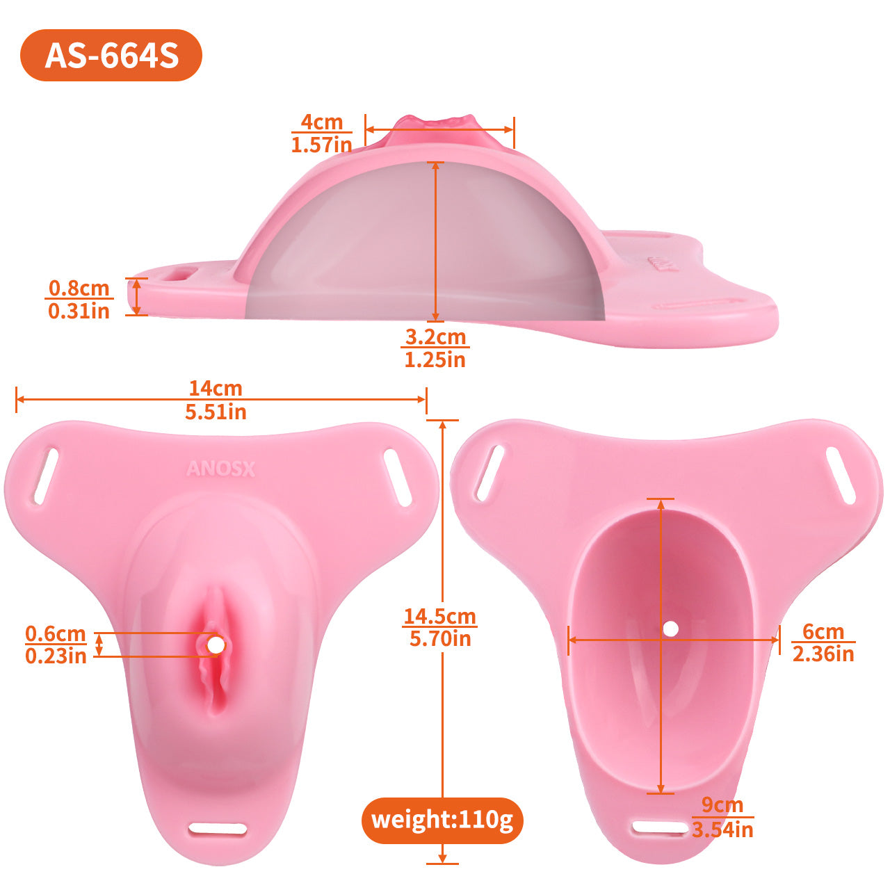 Sissy Silicone Chastity Cage with Belt 21