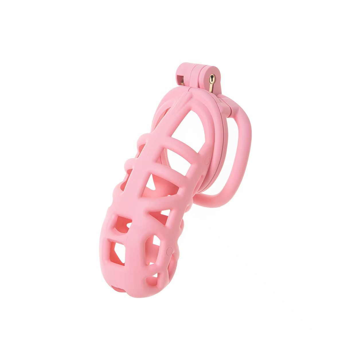 Body Friendly Pink Cobra Chastity Cage 6
