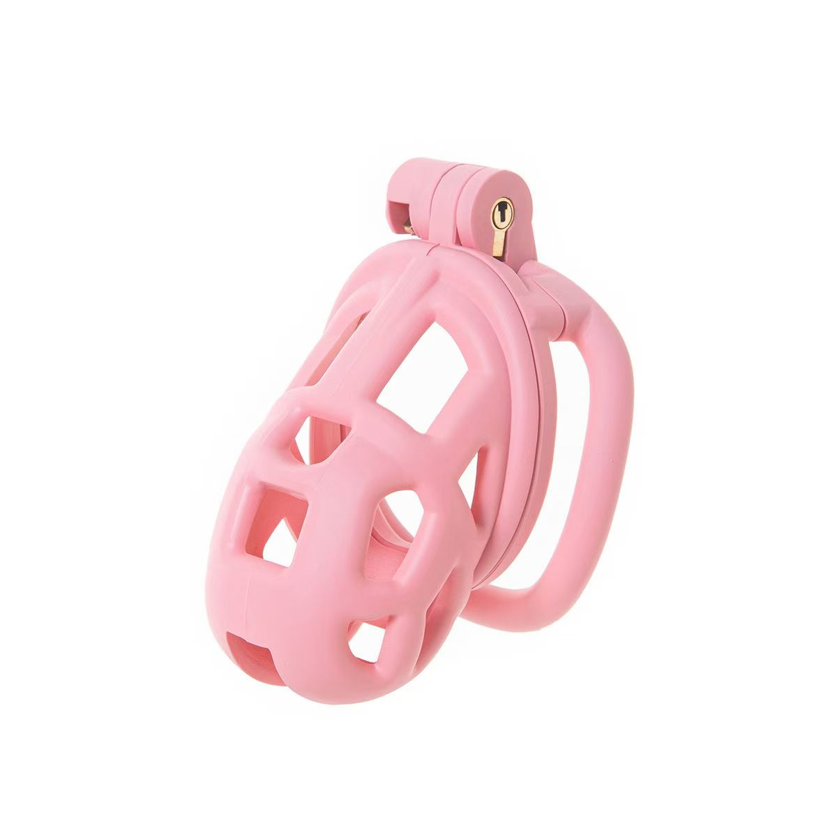 Body Friendly Pink Cobra Chastity Cage 3